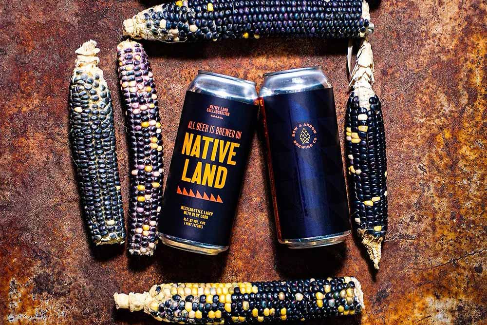 bow & arrow brewing co native land mexican-style lager