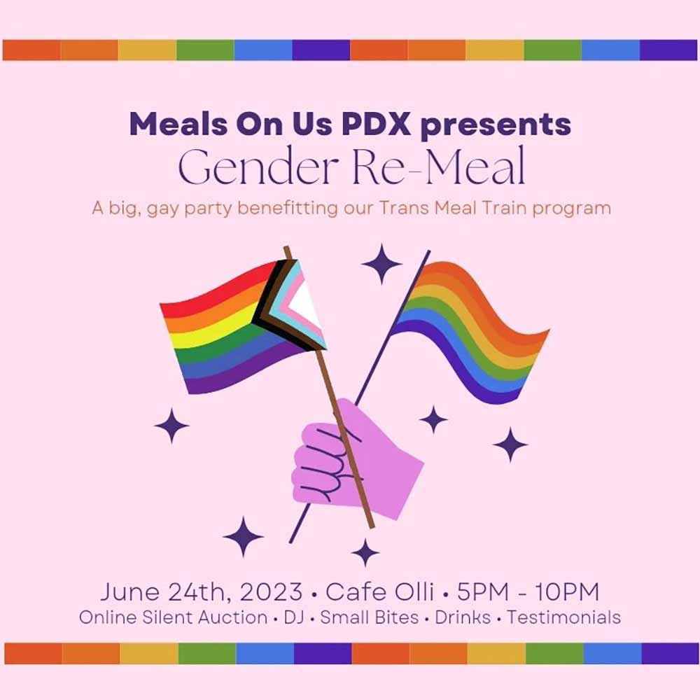 meals on us pdx gender re-meal flyer