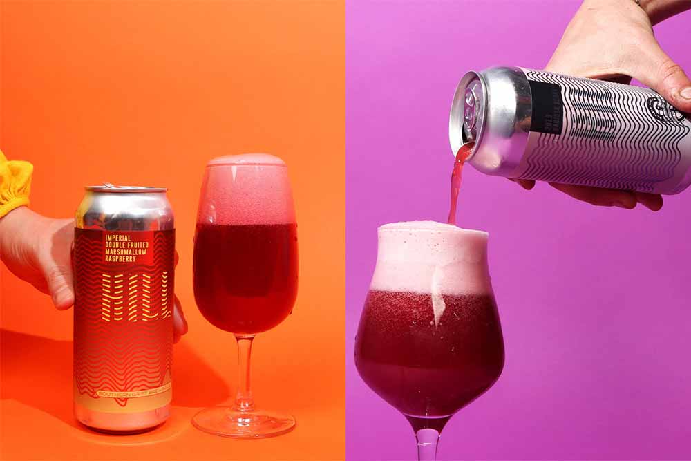 southern grist brewing company imperial double fruited marshmallow raspberry and barista berry sour