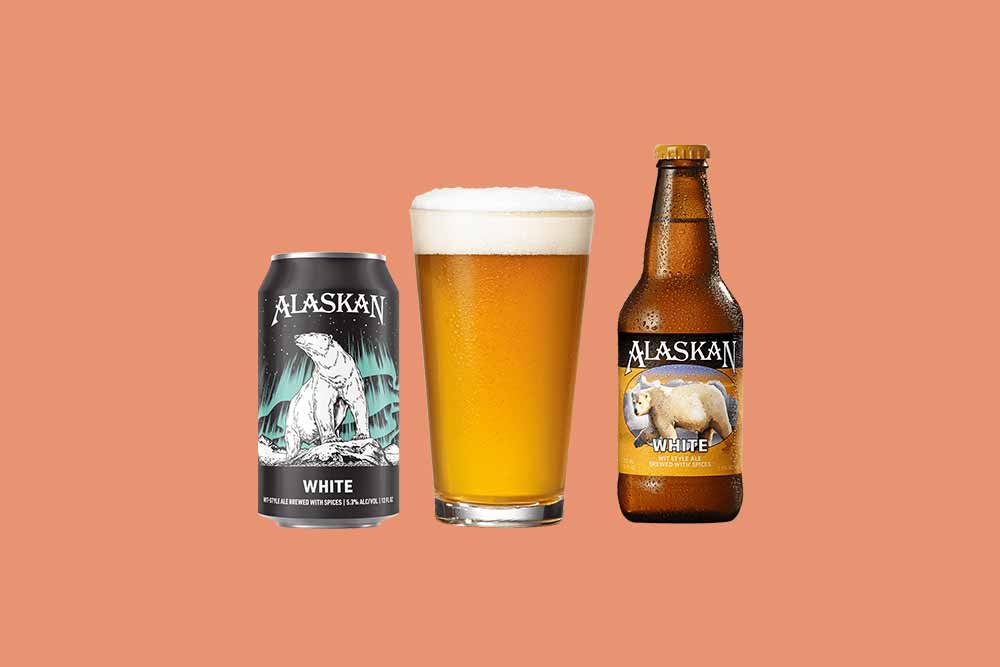 alaskan brewing co white witbier wheat beer