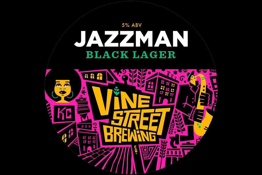 vine street brewing jazzman black lager