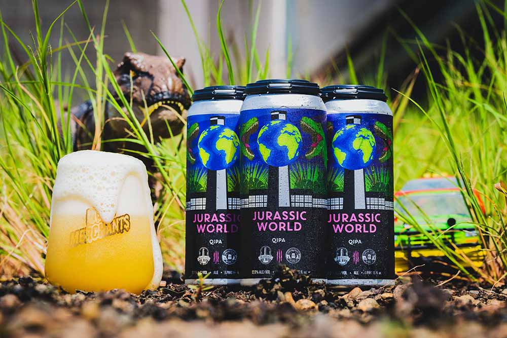 blackstack brewing x toppling goliath jurassic world quadruple ipa