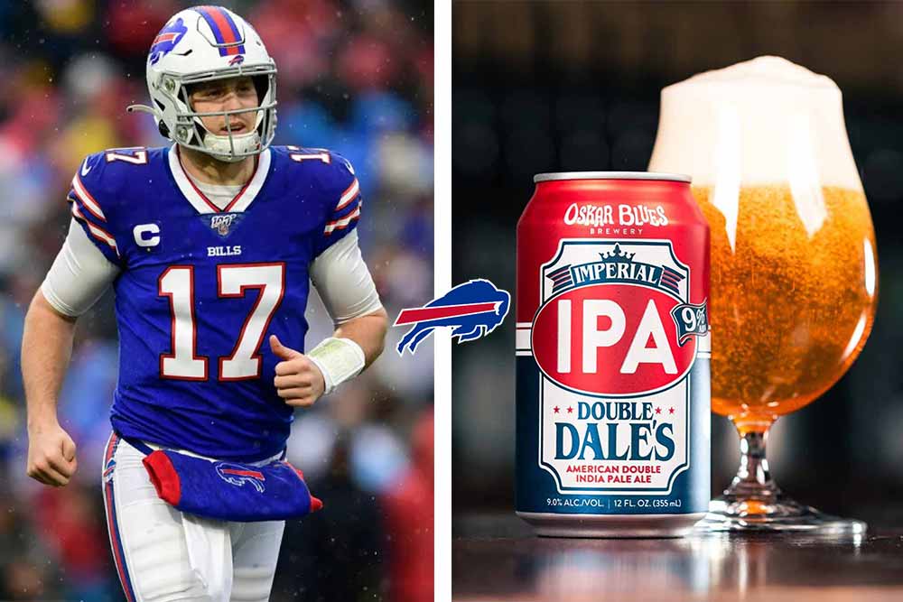 buffalo bills x oskar blues brewery double dales double ipa