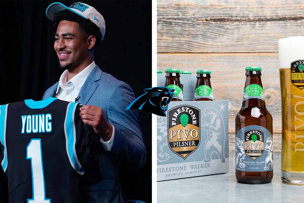 carolina panthers x firestone walker pivo pils italian pilsner