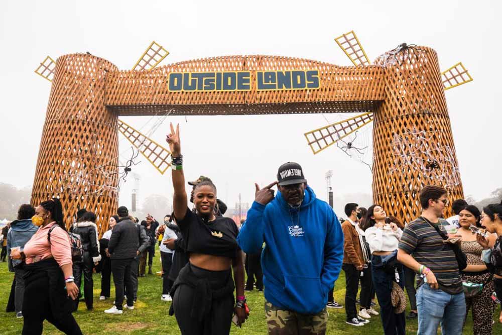 crowns and hops co-founders beny ashburn and teo hunter outside lands