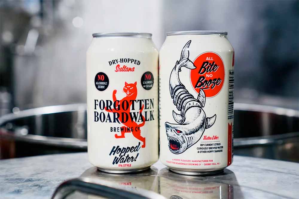 forgotten boardwalk brewing co hopped water