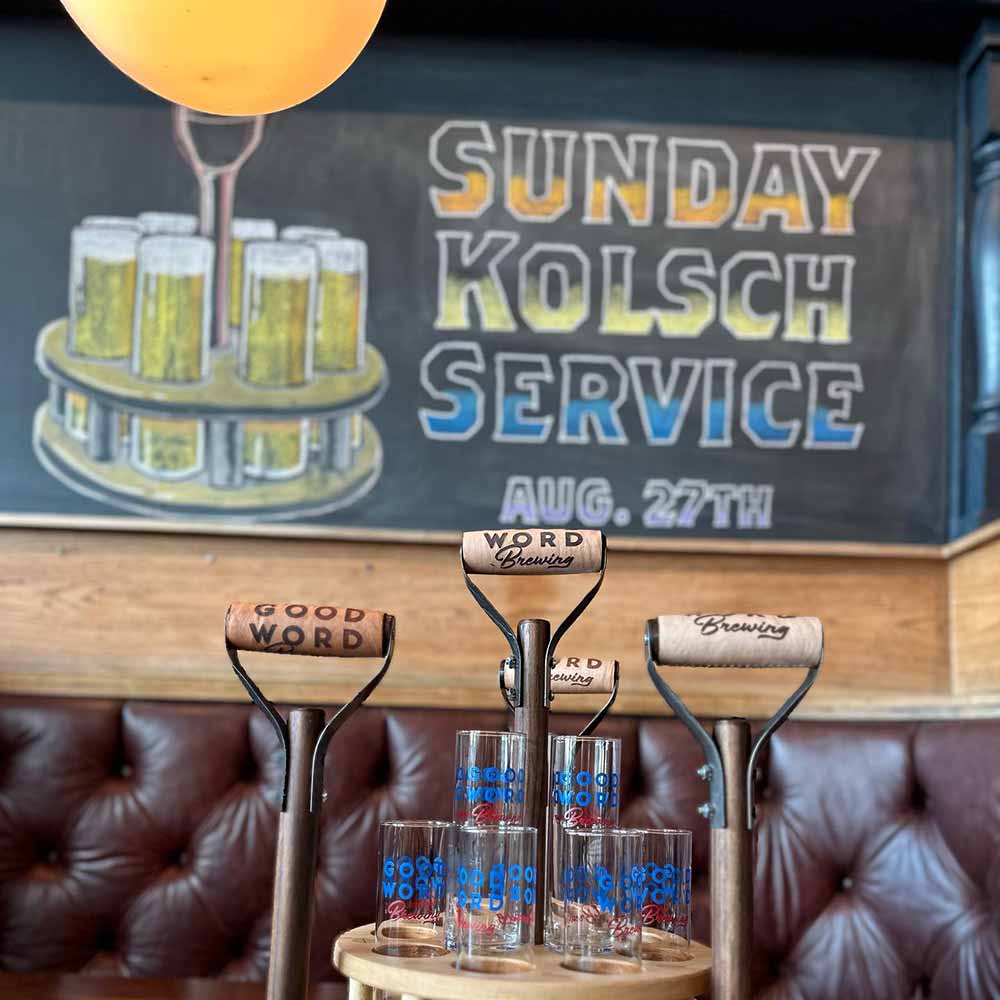 good word brewing and public house sunday kölsch service