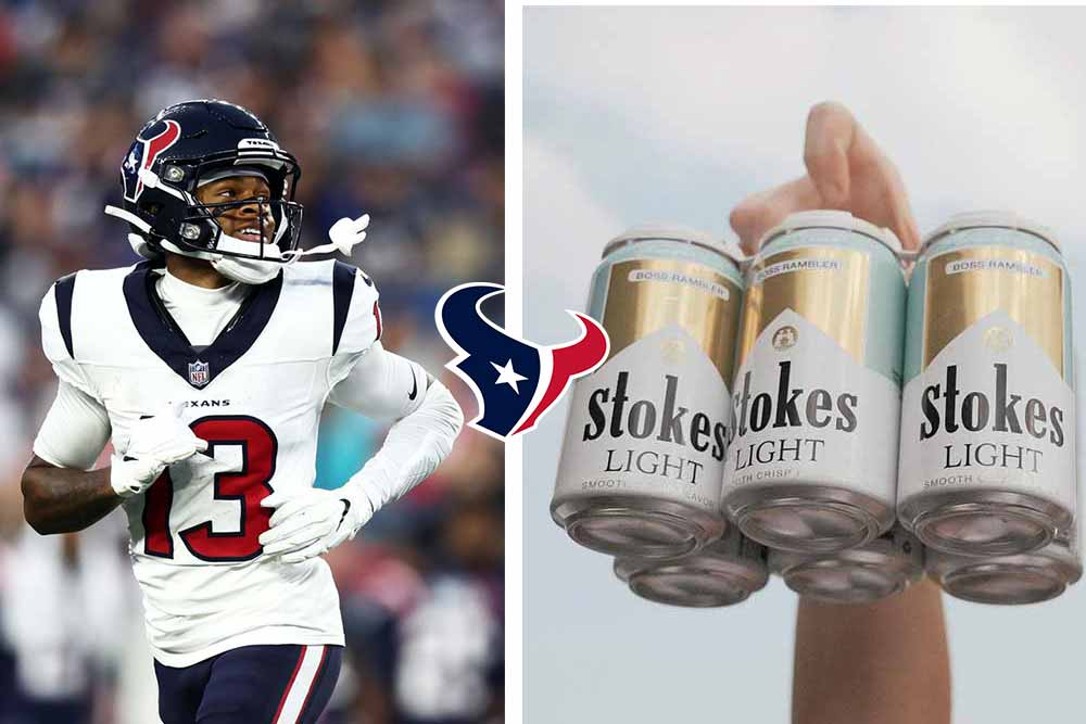 houston texans x boss rambler beer club stokes light american light lager