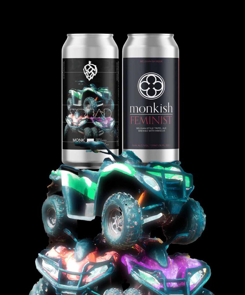 monkish brewing co tread quadruple ipa