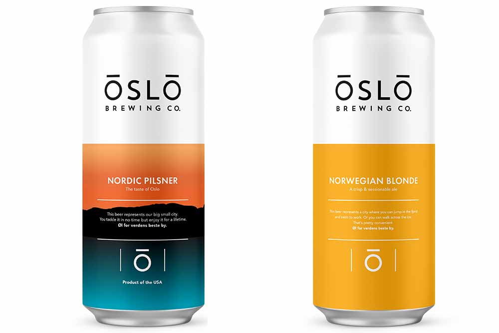 oslo brewing company nordic pilsner and norwegian blonde