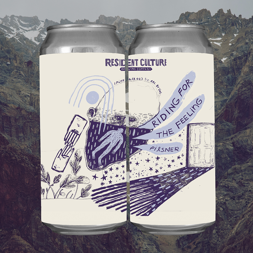 resident culture brewing company riding for the feeling italian pilsner