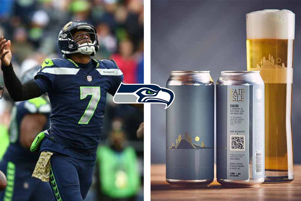 seattle seahawks x fair isle brewing eugene saison