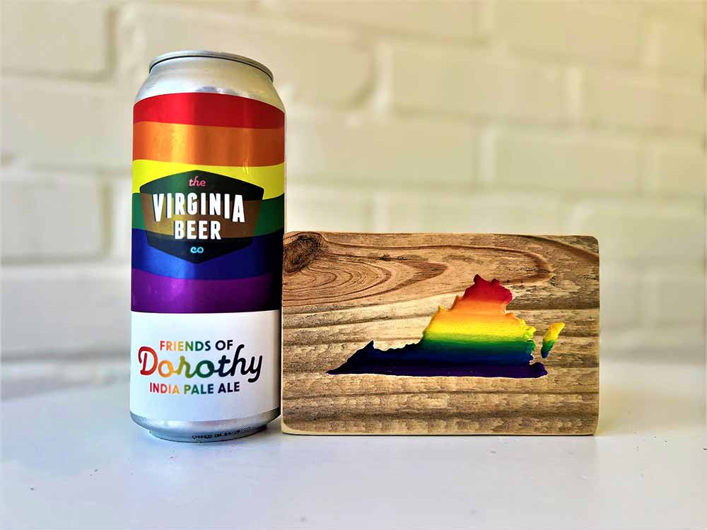 the virginia beer company friends of dorothy pride ipa