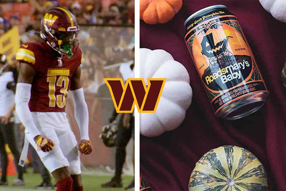 washington commanders beer