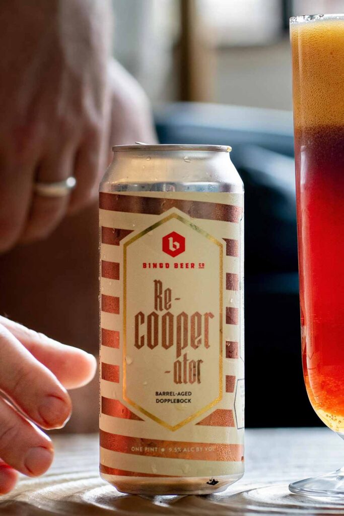 bingo beer co re-cooperator port-barrel barrel-aged doppelbock