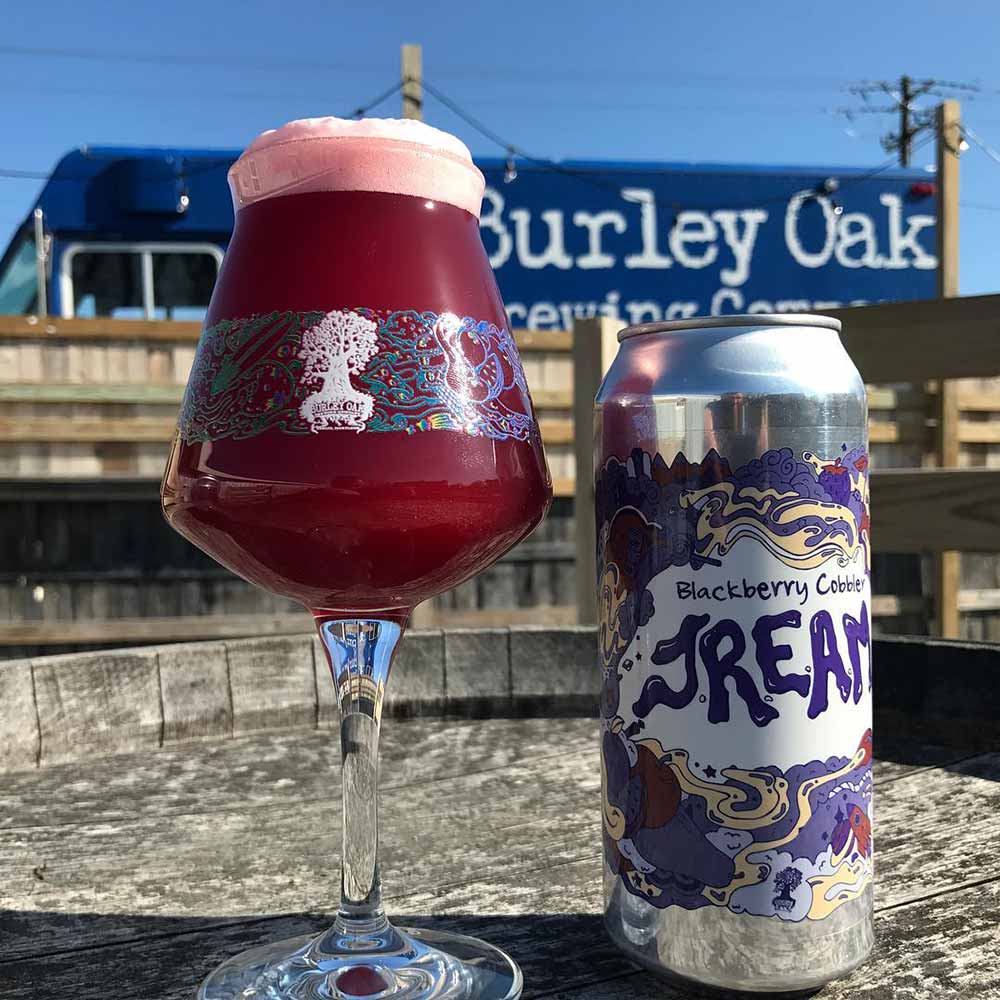 burley oak brewing company blackberry cobbler j.r.e.a.m. fruited sour