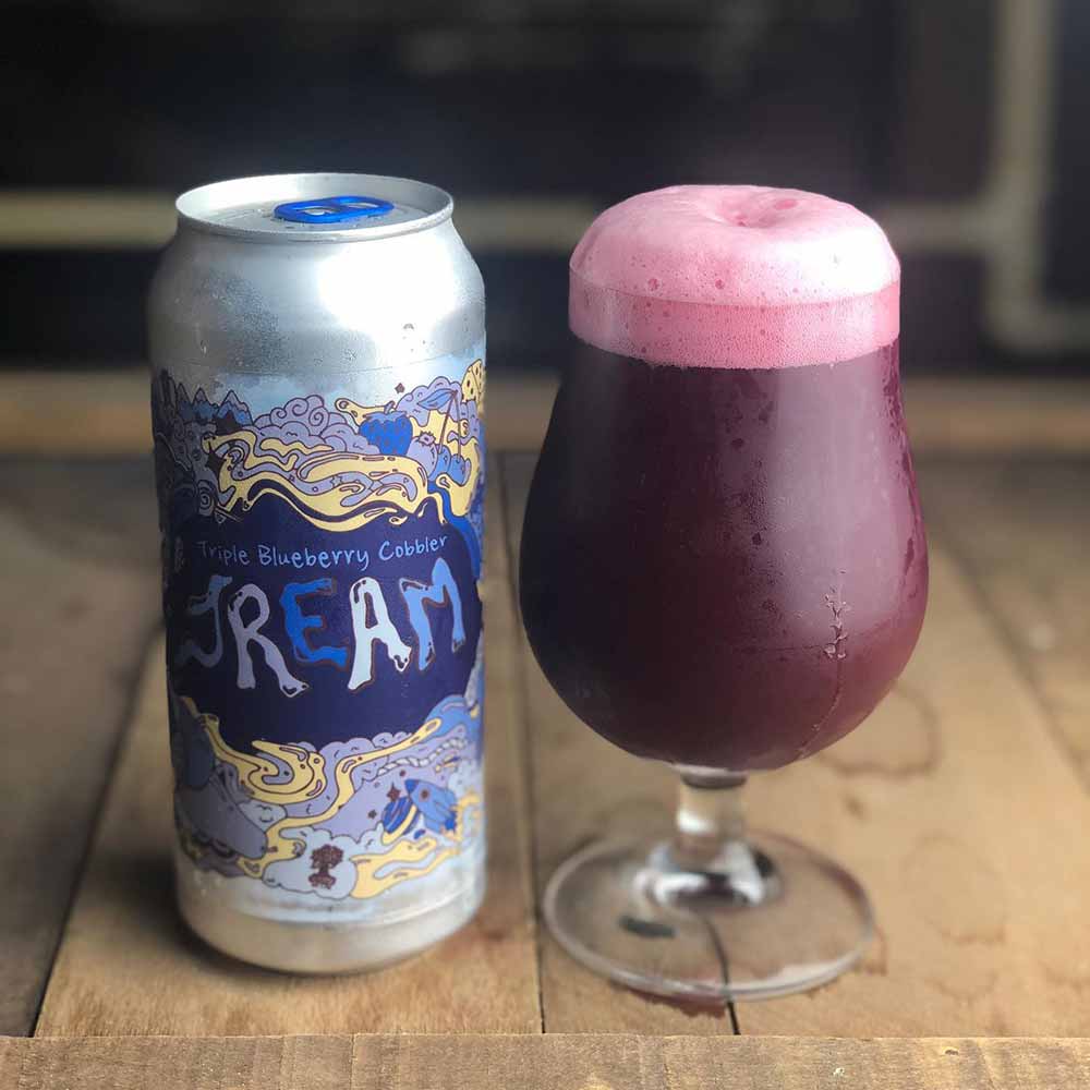 burley oak brewing company triple blueberry cobbler j.r.e.a.m. fruited sour