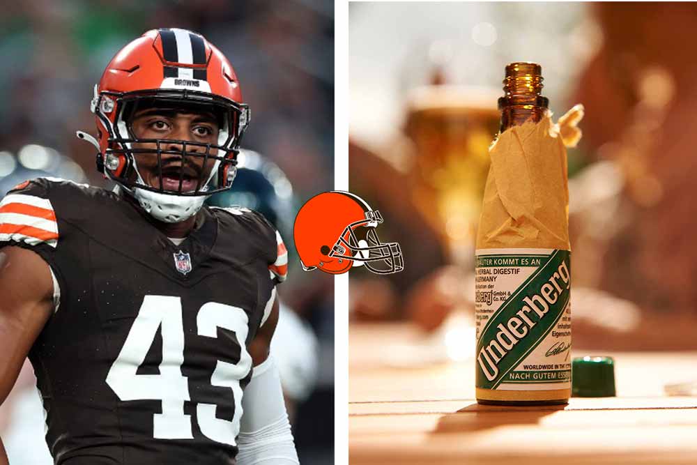 cleveland browns x underberg