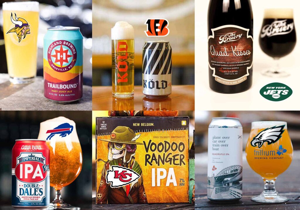 nfl teams and beer styles