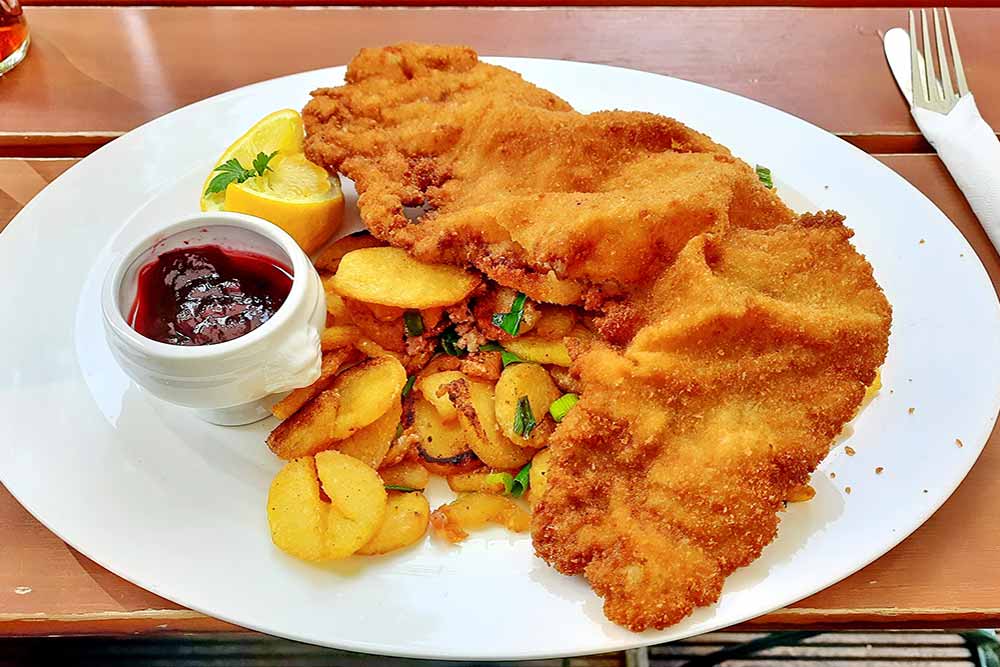 oktoberfest food schnitzel
