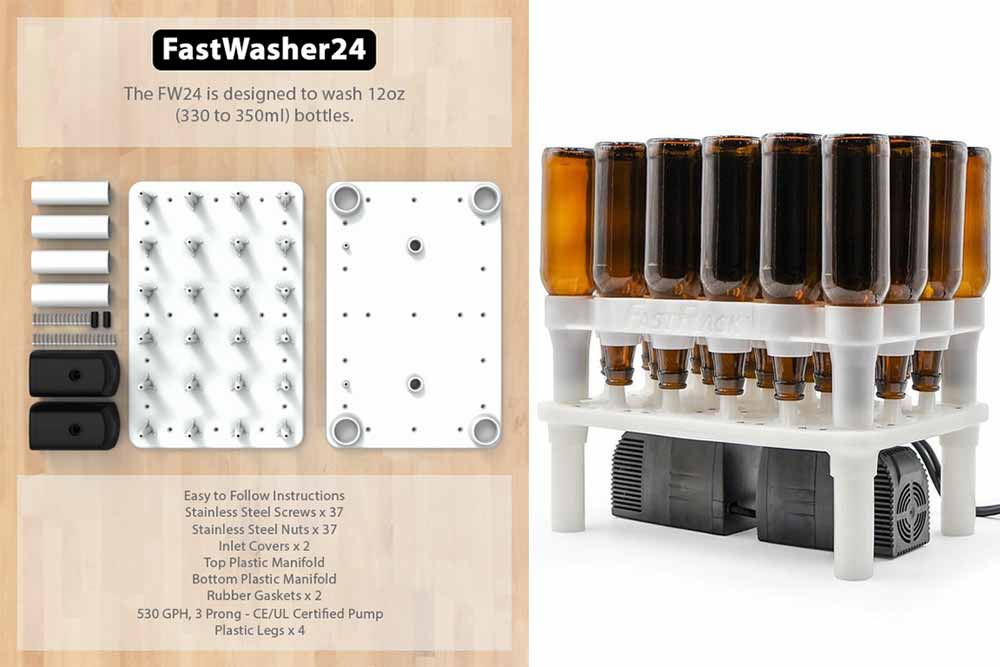 fastwasher 23 bottle washer best homebrewing gifts
