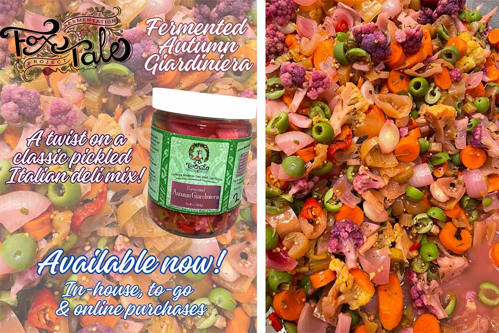 fox tale fermentation fermented autumn giardiniera mix