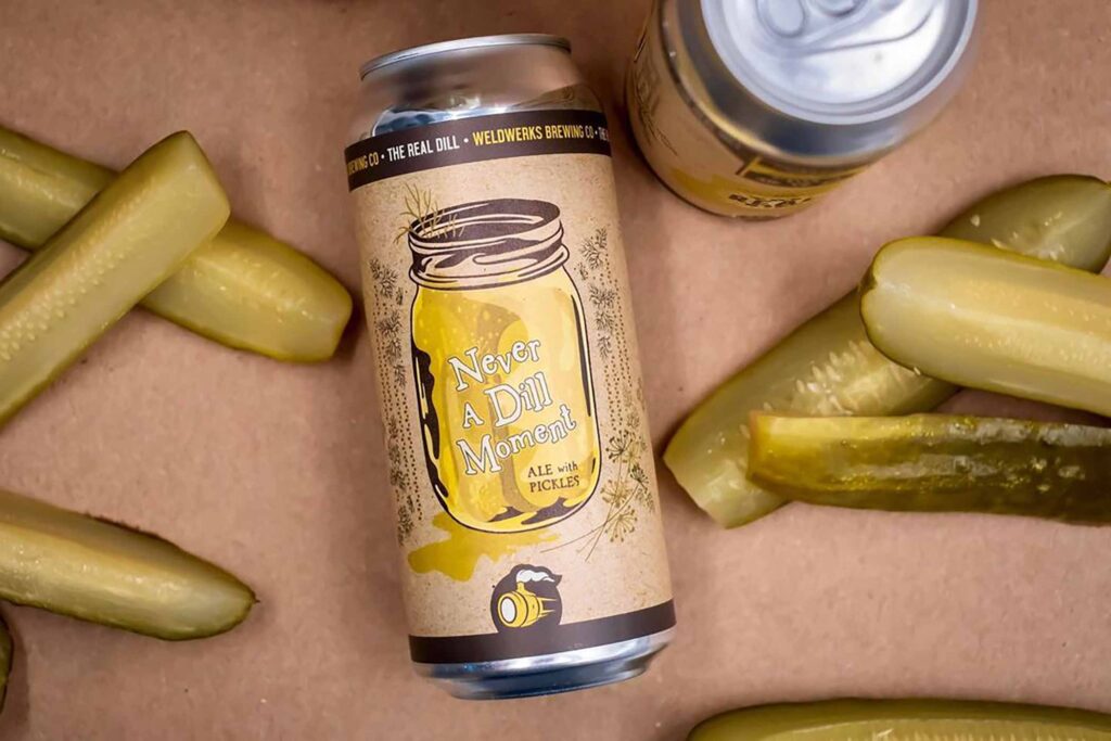 weldwerks brewing co never a dill moment pickle beer