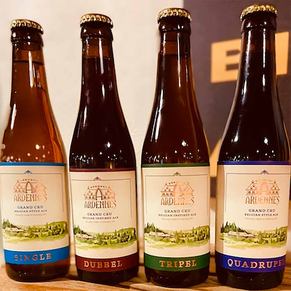 brewery ardennes single, dubbel, tripel, and quadrupel