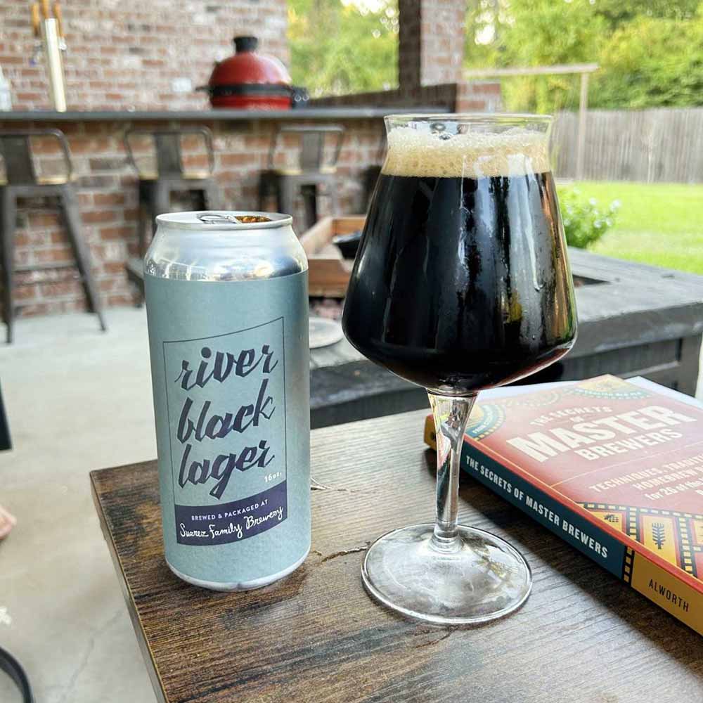 suarez family brewery river black lager dark lager 