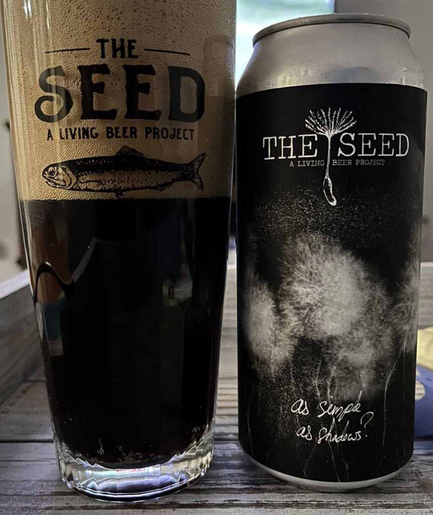 the seed: living beer project as simple as shadows? dark lager