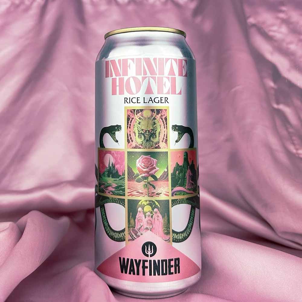 wayfinder beer infinite hotel rice lager