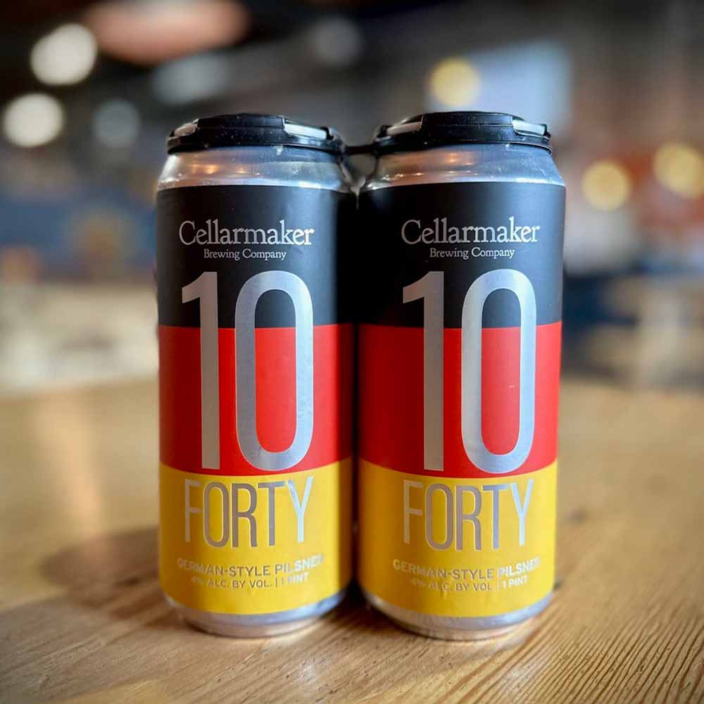 cellarmaker brewing company x urban roots 10 forty german pilsner