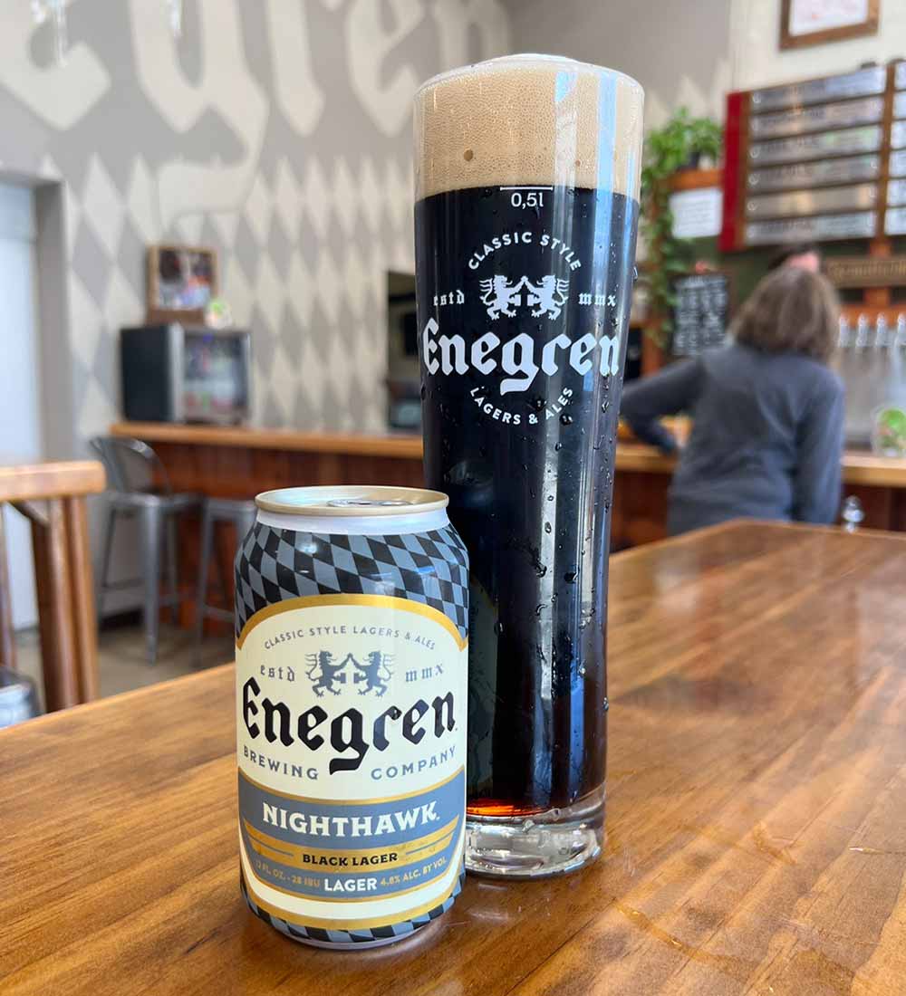 enegren brewing company nighthawk german dark lager schwarzbier