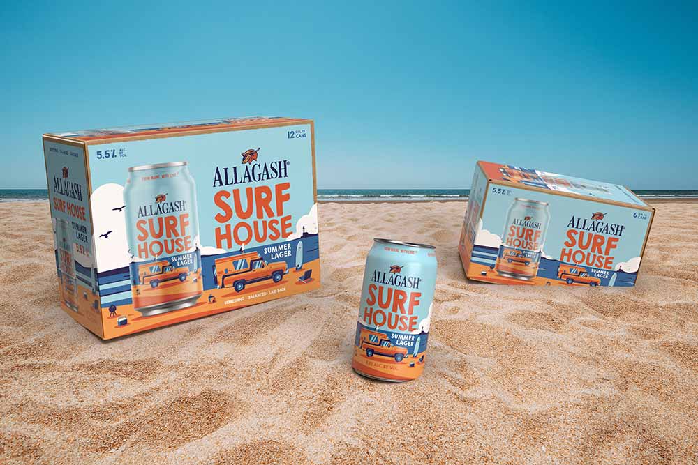 allagash brewing surf house american lager