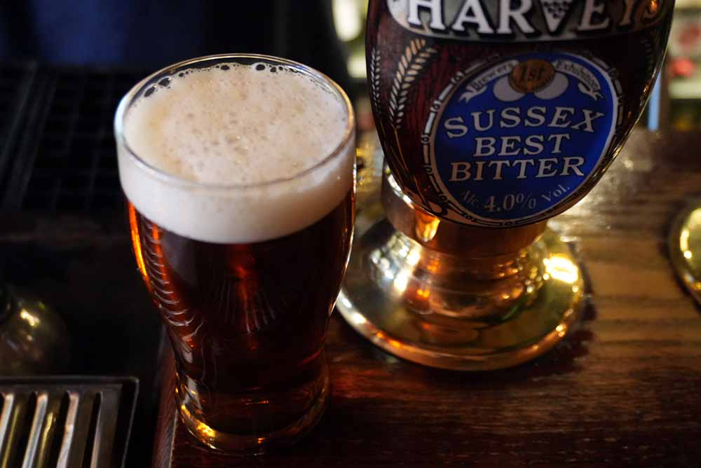 the harp pub london harvey's sussex best bitter 