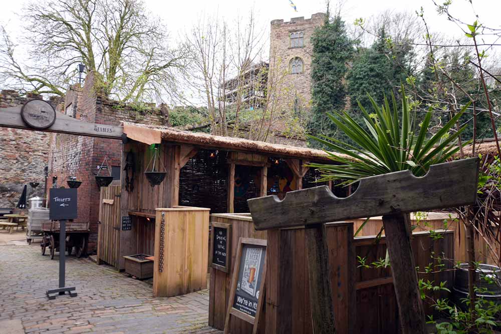 the tamworth tap back beer garden tamworth castle