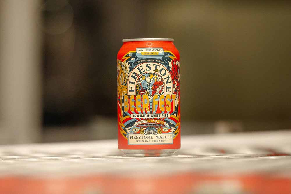 firestone walker brewing company x half acre beer co trailing west pilsner firestone walker invitational 2024