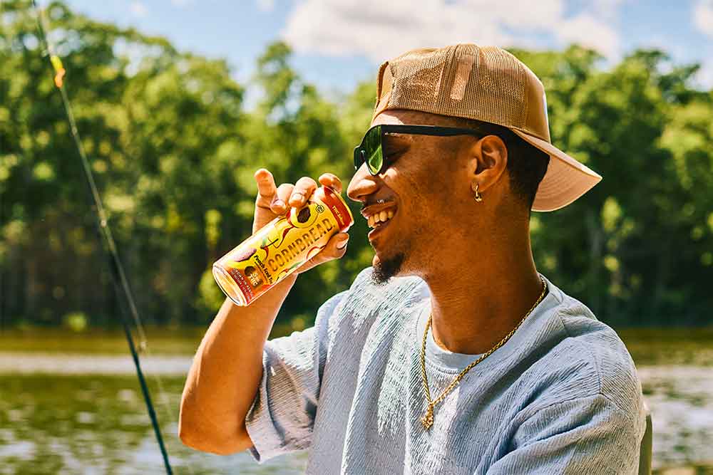 cornbread hemp thc drinks peach tea